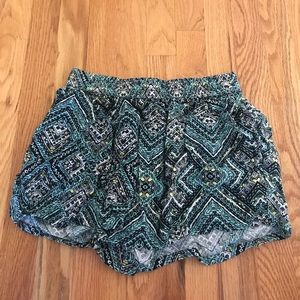 Target Aztec print shorts